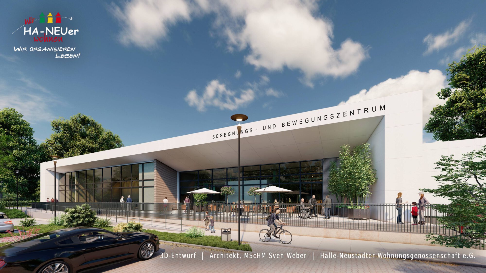 Der Entwurf des Quartierszentrum am Niedersachsenplatz
