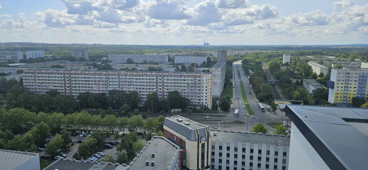 Halle-Neustadt von oben