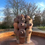Der Kaktusbrunnen in der nördlichen Neustadt wurde 1983 errichtet.