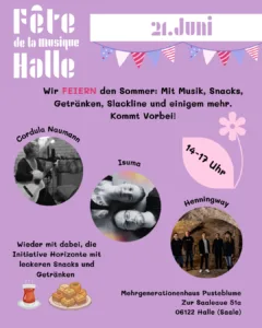 Fête de la Musique am Mehrgenerationenhaus Pusteblume
