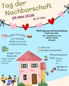 Tag der Nachbarschaft am Mehrgenerationenhaus Pusteblume